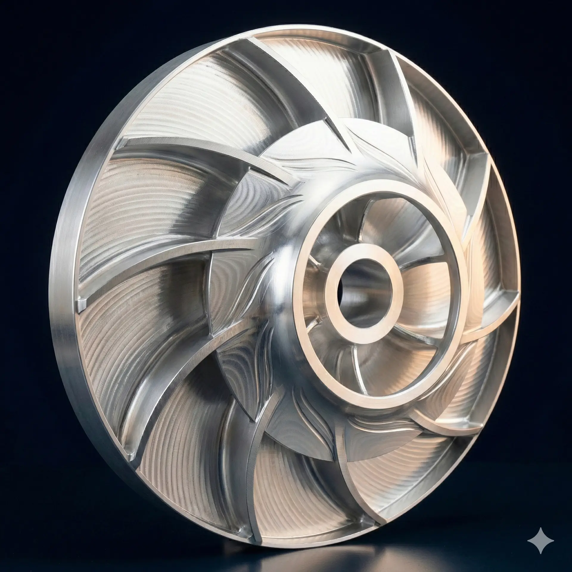 cfd impeller validated machined production component