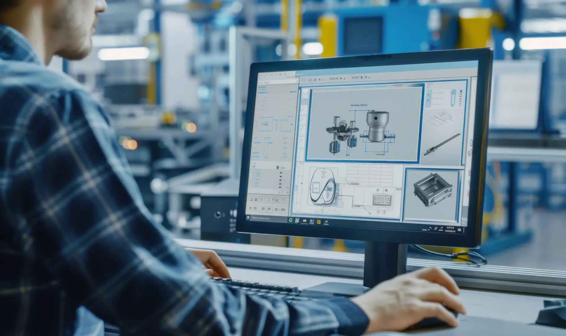 PPS team collaborating on turnkey product design and development, using reverse engineering services, additive manufacturing services, and simulation modeling and analysis for precise results.